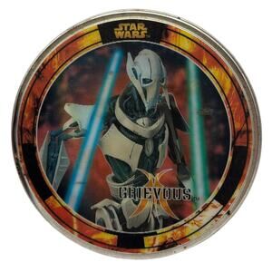Star Wars M&M's General Grievous and Yoda Hologram Tin 2005